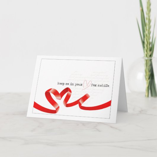 paarse rozenValentijnsdag Feestdagen Kaart (Voorkant)