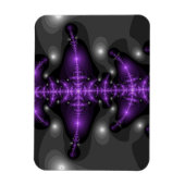 Paarse ruggengraat Abstract magneet (Verticaal)