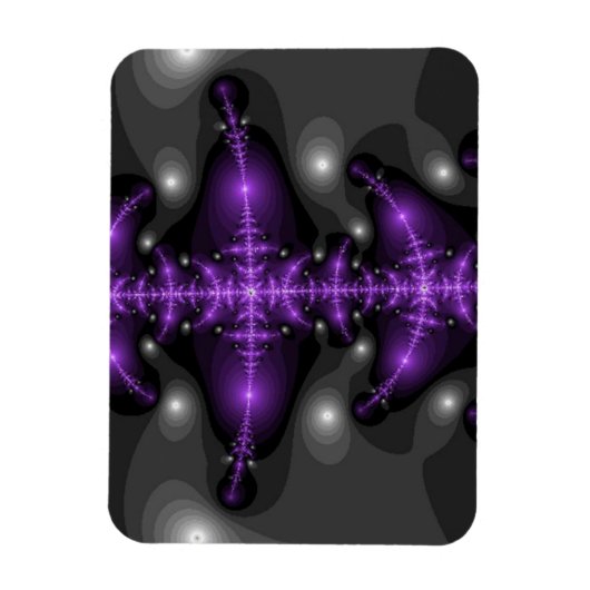 Paarse ruggengraat Abstract magneet (Verticaal)