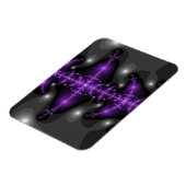 Paarse ruggengraat Abstract magneet (Linkerzijde)