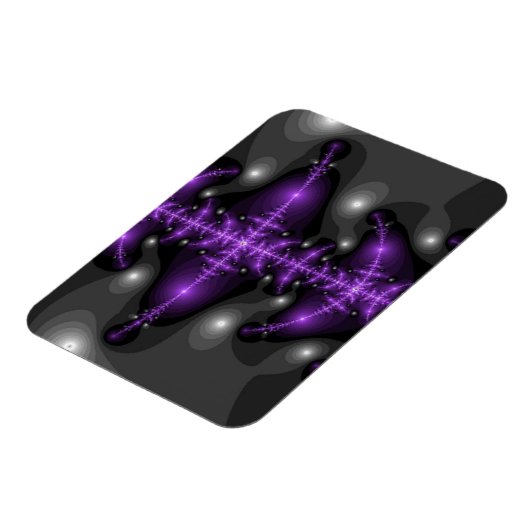 Paarse ruggengraat Abstract magneet (Linkerzijde)