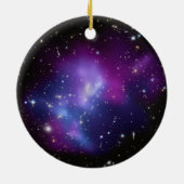 Paarse ruimte afbeelding keramisch ornament (Achterkant)