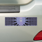 Paarse Ruimte Bumpersticker (Op auto)