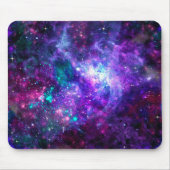 Paarse ruimte Galaxy Cosmic Spacey Blauwgroen roze Muismat (Voorkant)