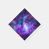 Paarse ruimte Galaxy Cosmic Spacey Blauwgroen roze Servet (Hoek)