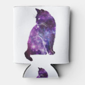 Paarse ruimte Nebula Cat Blikjeskoeler (Voorkant)