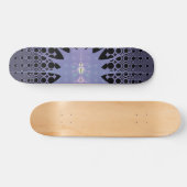Paarse ruimte persoonlijk skateboard (Horizontaal)