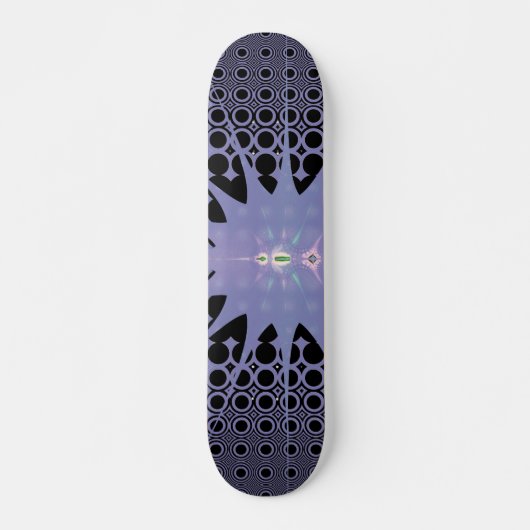 Paarse ruimte persoonlijk skateboard (Voorkant)