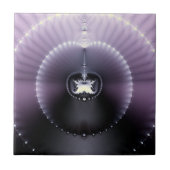 Paarse ruimte tegeltje (Voorkant)