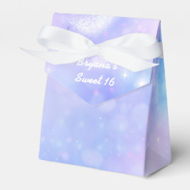 Paarse Ruimtelichten Verjaardagsfeest Favor Dozen Bedankdoosjes