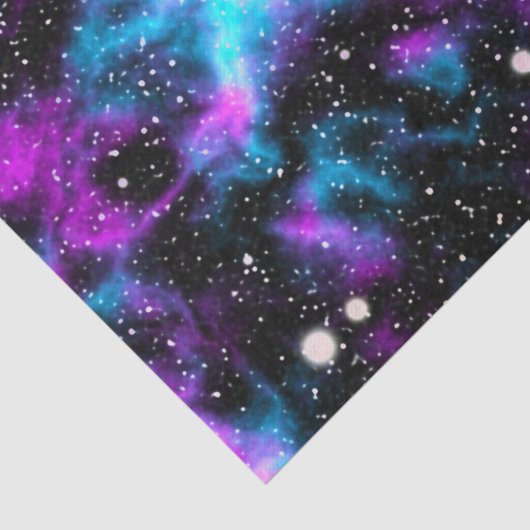 Paarse ruimtevaartsterrenie kosmische ruimtesterre tissuepapier (Detail)