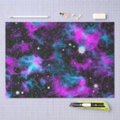 Paarse ruimtevaartsterrenie kosmische ruimtesterre tissuepapier (Craft)