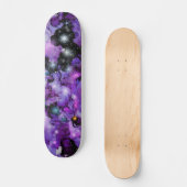 Paarse ruimtevernevelaar Stars 7 3/4-inch skateboa Persoonlijk Skateboard (Voorkant)