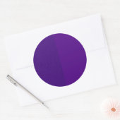 Paarse Ruis Custom Ronde Sticker (Envelop)