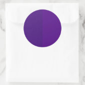 Paarse Ruis Custom Ronde Sticker (Tas)