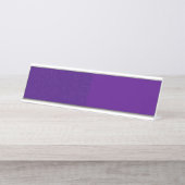 Paarse ruis effect aangepaste naam Bord Bureau Naambordje (Voorkant)