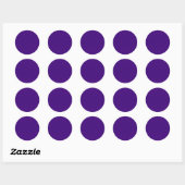 Paarse Ruis Textuur Sticker – Rond (Op Maat) (Vel)
