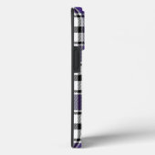 Paarse ruit Iphone Hoesje HAMbWG (Achterkant / Rechts)