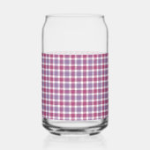 Paarse ruitdrinkset blikvorm glas (Achterkant)