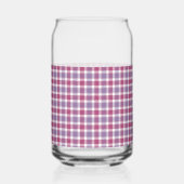 Paarse ruitdrinkset blikvorm glas (Links)