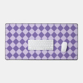 Paarse ruitpatroon van Checker Bureaumat (Keyboard & Muis)