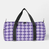 Paarse ruitpatroon van Checker Plunjezak (Achterkant)