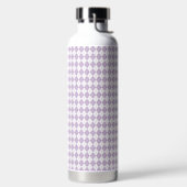 Paarse ruitpatroon waterfles (Links)