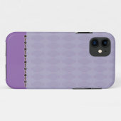 Paarse Ruitvormige Design-draagtas Case-Mate iPhone Case (Achterkant (horizontaal))