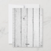 Paarse rustieke sneeuwvlokken Flat Holiday fotokaa Feestdagenkaart (Achterkant)