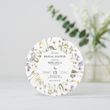 Paarse Rustieke Wilde Bloemen 