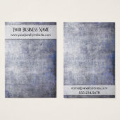 Paarse Rustige Grunge Earring Holder Display Kaart (Voorkant /achterkant)