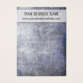 Paarse Rustige Grunge Earring Holder Display Kaart (Voorkant)