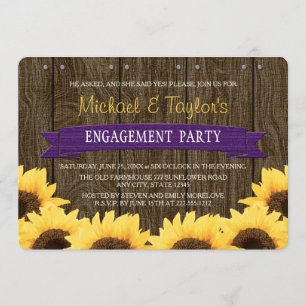 PAARSE RUSTISCHE ZONLOWER ENGAGEMENT ARTIJ KAART