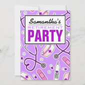 Paarse rustpartij kaart (Voorkant)