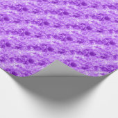 Paarse ruw textiel cadeaupapier (Hoek)