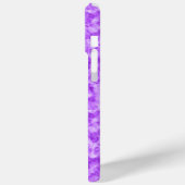 Paarse ruw textiel Case-Mate iPhone case (Achterkant / Links)