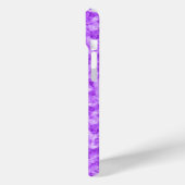 Paarse ruw textiel Case-Mate iPhone case (Achterkant / Links)