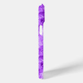 Paarse ruw textiel Case-Mate iPhone case (Achterkant / Rechts)