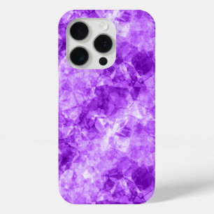 Paarse ruw textiel iPhone 15 pro case