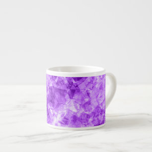Paarse ruw textiel espresso kop