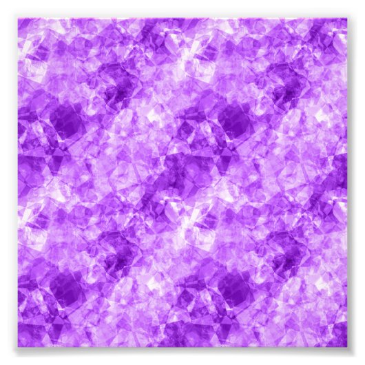 Paarse ruw textiel foto afdruk (Voorkant)
