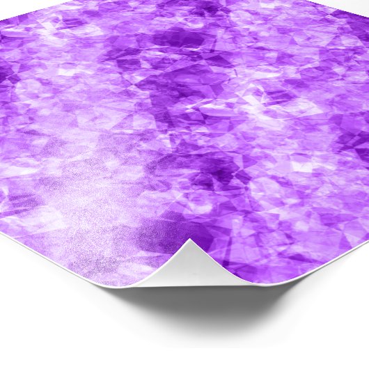 Paarse ruw textiel foto afdruk (Hoek)