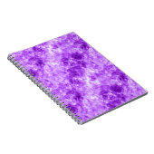 Paarse ruw textiel notitieboek (Rechterzijde)