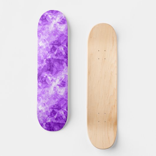 Paarse ruw textiel skateboard (Voorkant)