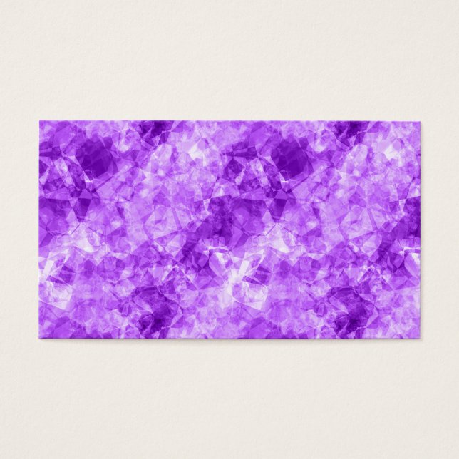 Paarse ruw textiel visitekaartjes (Voorkant)