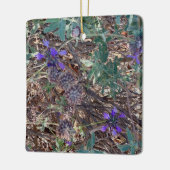 Paarse Sage Keramisch Ornament (Links)
