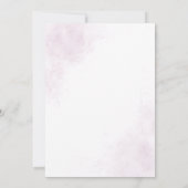 Paarse Sage Lavendel Eucalyptus Chic Vrijgezellenf Kaart (Achterkant)