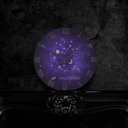 Paarse Sagittarius Zodiac | Astrologie Horoscope Ronde Klok