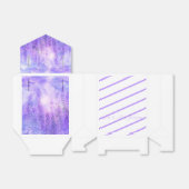 Paarse salie & een vlinder bedankdoosjes (Uitgevouwen)