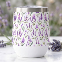 Paarse Salie Groene Lavendel Bloemen